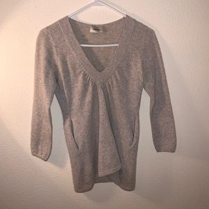 Grey cashmere sweater